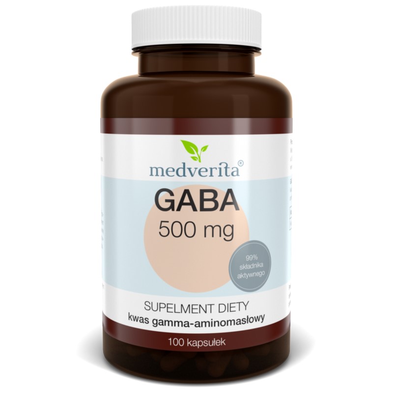 Medverita Gaba 500 mg 100 k obniża kortyzol Medverita Gaba 500 mg 100 k obniża kortyzol