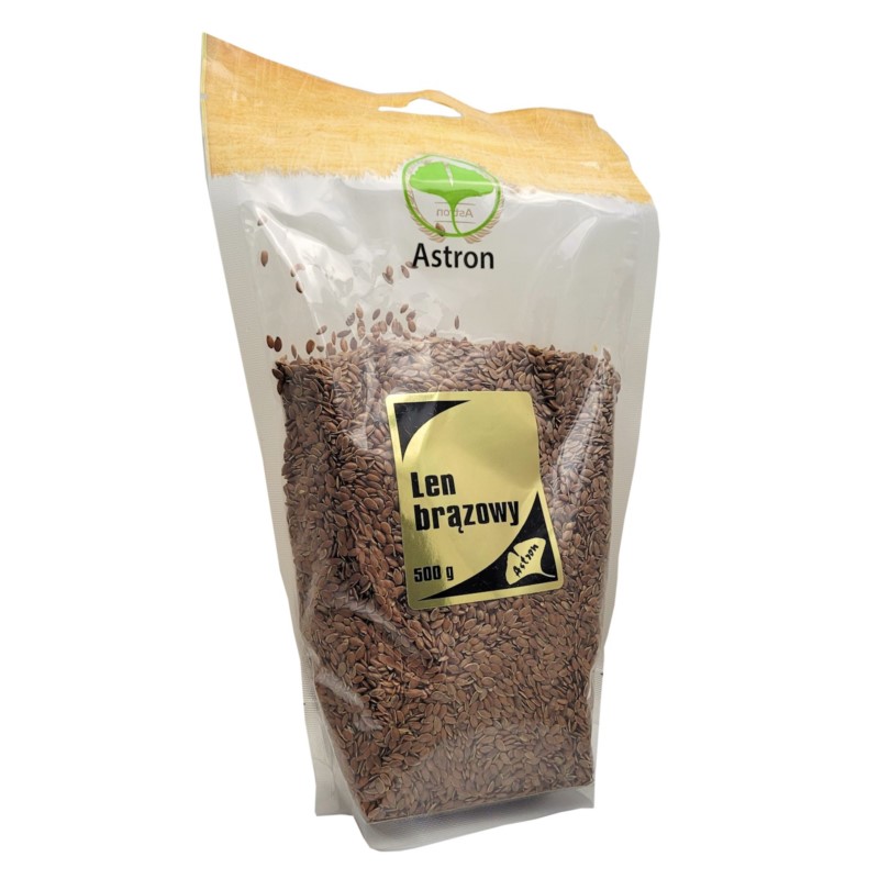 Astron Len Brązowy 500 g nasiona Astron Len Brązowy 500 g nasiona