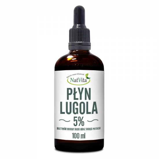 Natvita Płyn Lugola 5% 100 ml Natvita Płyn Lugola 5% 100 ml