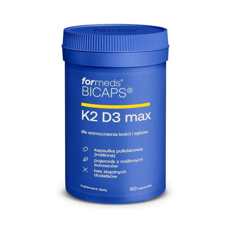 Formeds Bicaps Witamina K2 D3 MAX 60 k Formeds Bicaps Witamina K2 D3 MAX 60 k