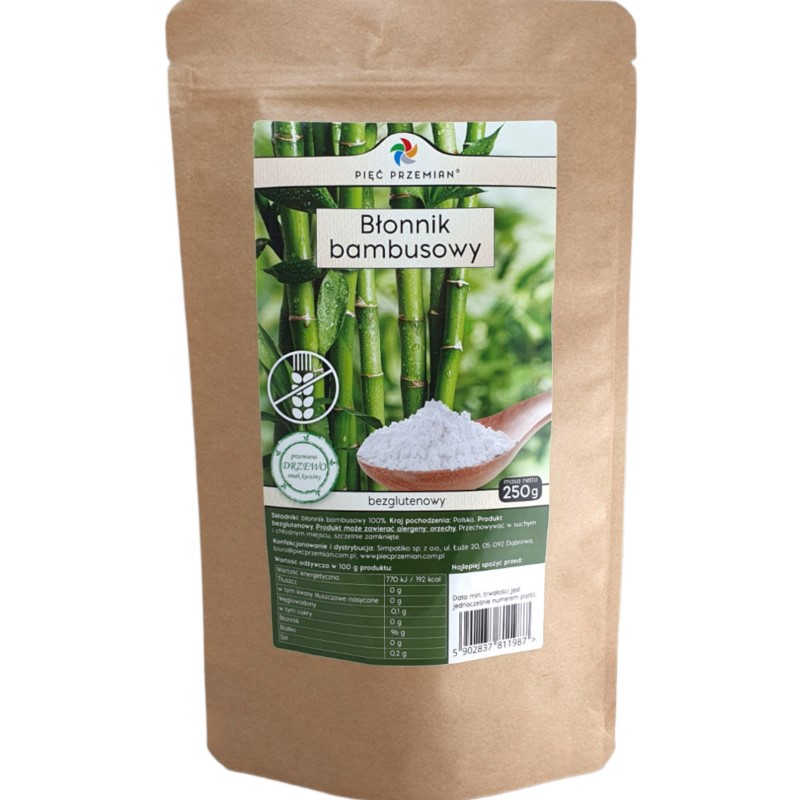 Pięć Przemian Błonnik Bambusowy 250 g Pięć Przemian Błonnik Bambusowy 250 g