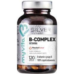 Myvita Silver Witamina B-Complex 100% 120 K Myvita Silver Witamina B-Complex 100% 120 K