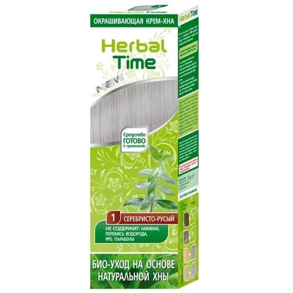 Herbal Time Naturalna Henna SREBRNY BLOND 75 ml Herbal Time Naturalna Henna SREBRNY BLOND 75 ml
