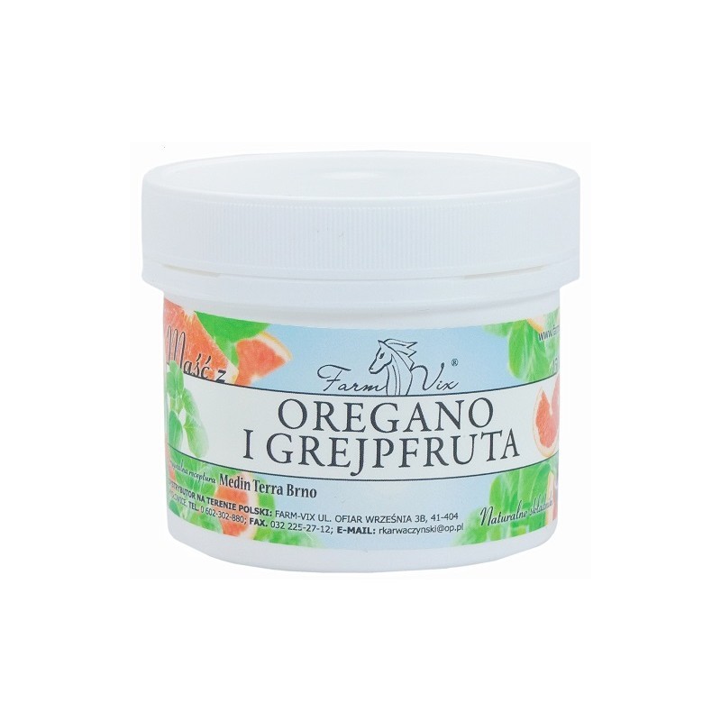 Farm-vix Maść z Oregano i grejpfruta 150ml Farm-vix Maść z Oregano i grejpfruta 150ml