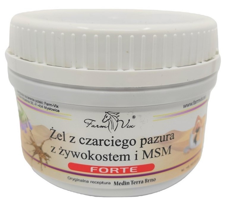 Farm-vix Czarci Pazur żel z żywokostem forte 350g Farm-vix Czarci Pazur żel z żywokostem forte 350g