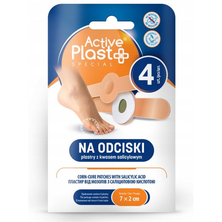 ActivePlast Plastry na odciski z kw. salicylowym