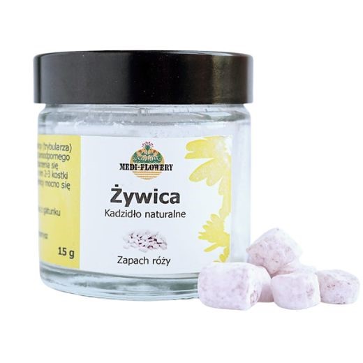 Medi-Flowery Żywica Kadzidło Naturalne Róża 15