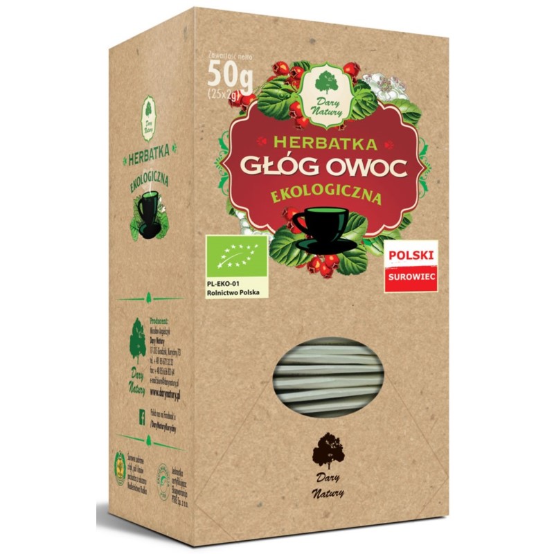Dary Natury Głóg Owoc Eko 25X2G Dary Natury Głóg Owoc Eko 25X2G