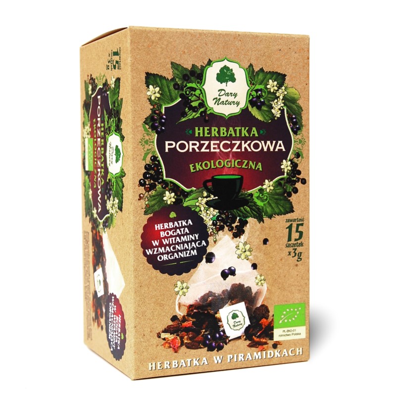 Dary Natury Herbata Porzeczkowa Eko 15X3G