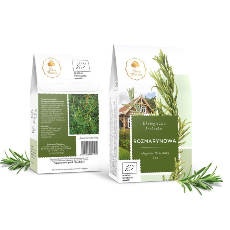 Dary Natury Herbata Rozmarynowa 80g Dary Natury Herbata Rozmarynowa 80g