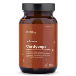 Aura Herbals Cordyceps 30:1 beta - glukan 60 szt