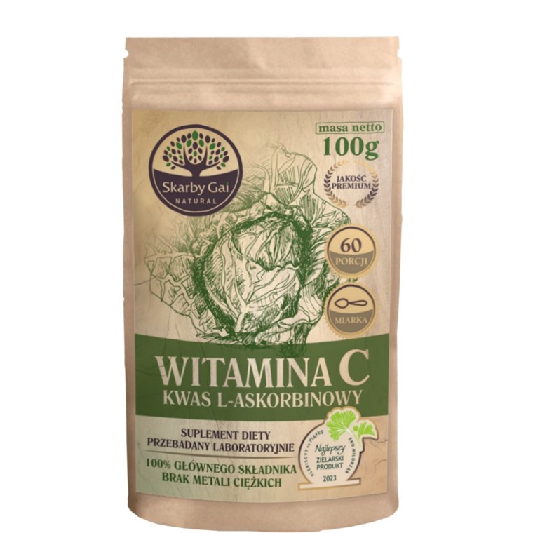 Skarby Gai Witamina C z Kapusty 100g l-askorbinowy