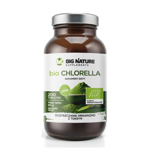 Big Nature CHLORELLA BIO 80 g 200 t. Big Nature CHLORELLA BIO 80 g 200 t.