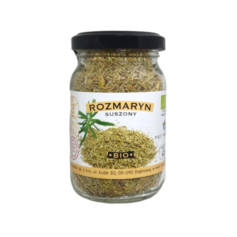 Pięć Przemian Rozmaryn suszony BIO 45 g Pięć Przemian Rozmaryn suszony BIO 45 g