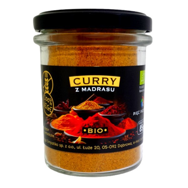 Pięć przemian Curry z Madrasu 85 g BIO Pięć przemian Curry z Madrasu 85 g BIO