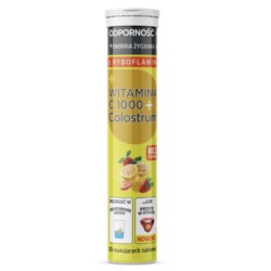 WITAMINA C 1000 + Colostrum 20 tabletek musujących