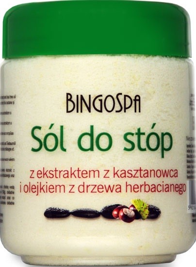 Bingospa Sól Do Stóp Z Kasztanowcem 550 G Bingospa Sól Do Stóp Z Kasztanowcem 550 G