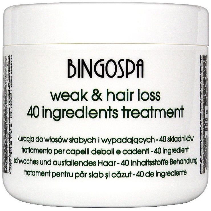 Bingospa Kuracja Spa Dla Słabych Włosów 500 G