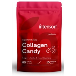 Intenson Collagen Candy Truskawka 60 tab.