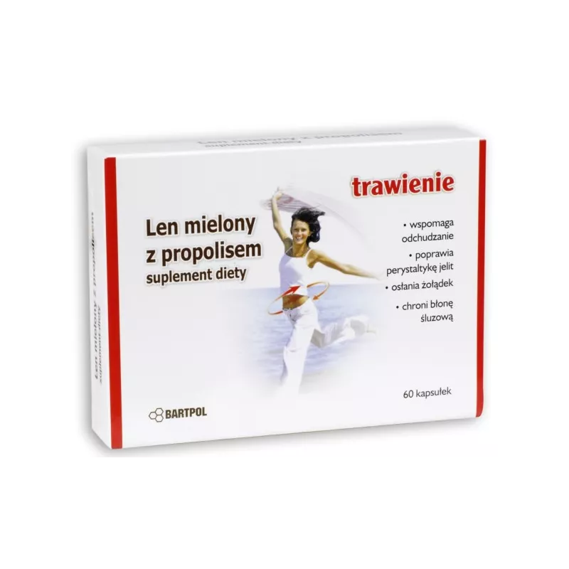 BARTPOL LEN MIELONY Z PROPOLISEM 60 TAB