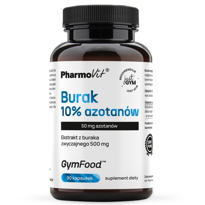 Pharmovit Burak 10 % azotanów ekstrakt 90 k. Pharmovit Burak 10 % azotanów ekstrakt 90 k.