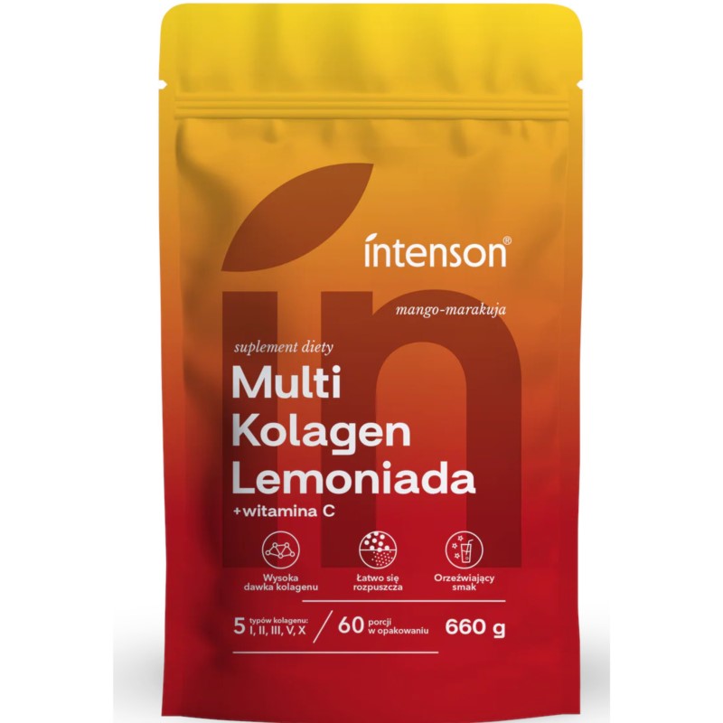 Intenson Multi Kolagen 420 g mango-marakuja Intenson Multi Kolagen 420 g mango-marakuja