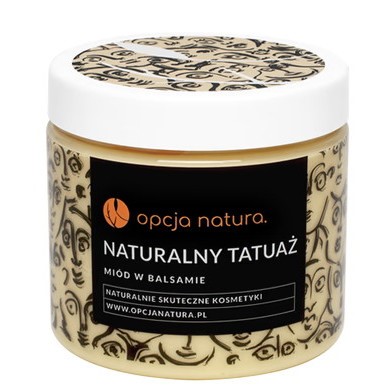 Opcja Natura Miód w balsamie na tatuaż 200 ml Opcja Natura Miód w balsamie na tatuaż 200 ml