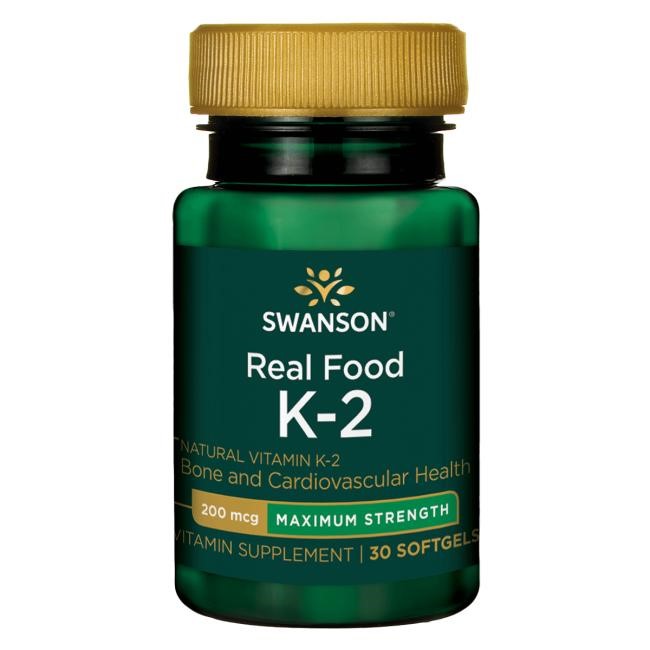 Swanson Witamina K2 Naturalna 200 Mcg 30 K Swanson Witamina K2 Naturalna 200 Mcg 30 K