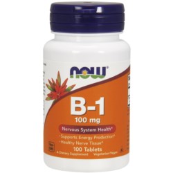 Now Foods Witamina B1 100 Mg 100 T