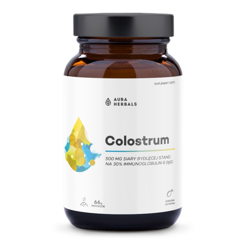 Aura Herbals Colostrum 66 g proszek cytryna Aura Herbals Colostrum 66 g proszek cytryna