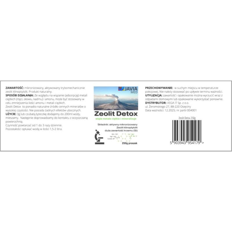 Zeolit Detox 250 G Zeolit Detox 250 G