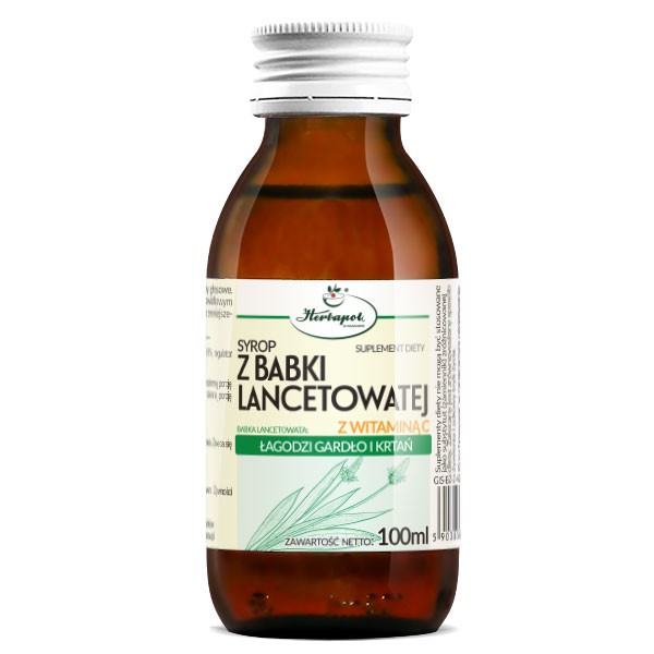 Herbapol Syrop z Babki Lancetotowanej 100 ml