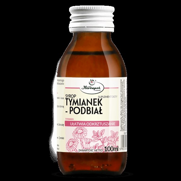 Herbapol Syrop Tymianek Podbiał 100 ml