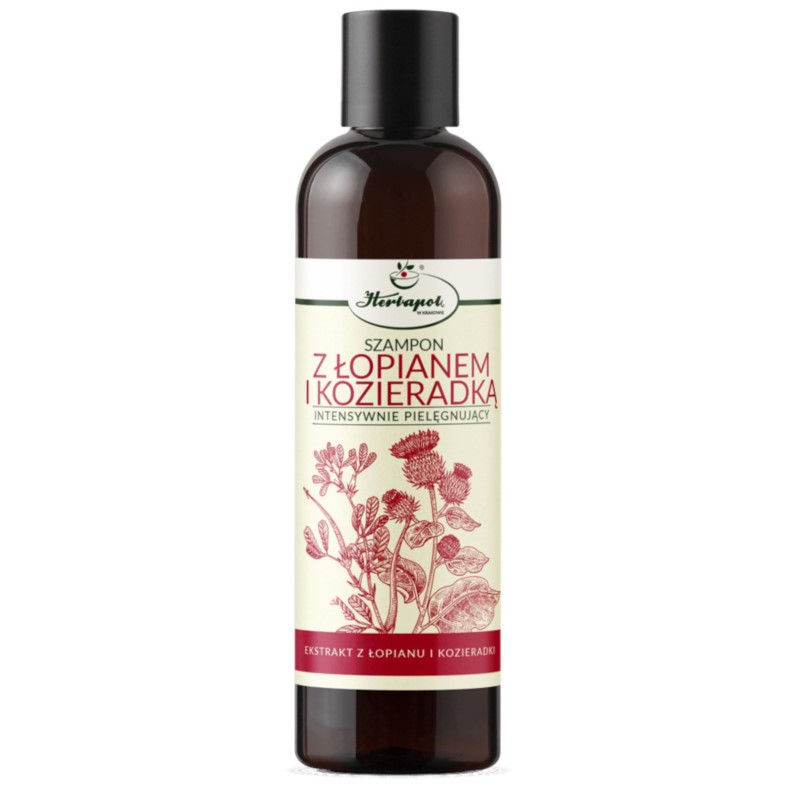 Herbapol Szampon z łopianem i kozieradką 250 ml Herbapol Szampon z łopianem i kozieradką 250 ml