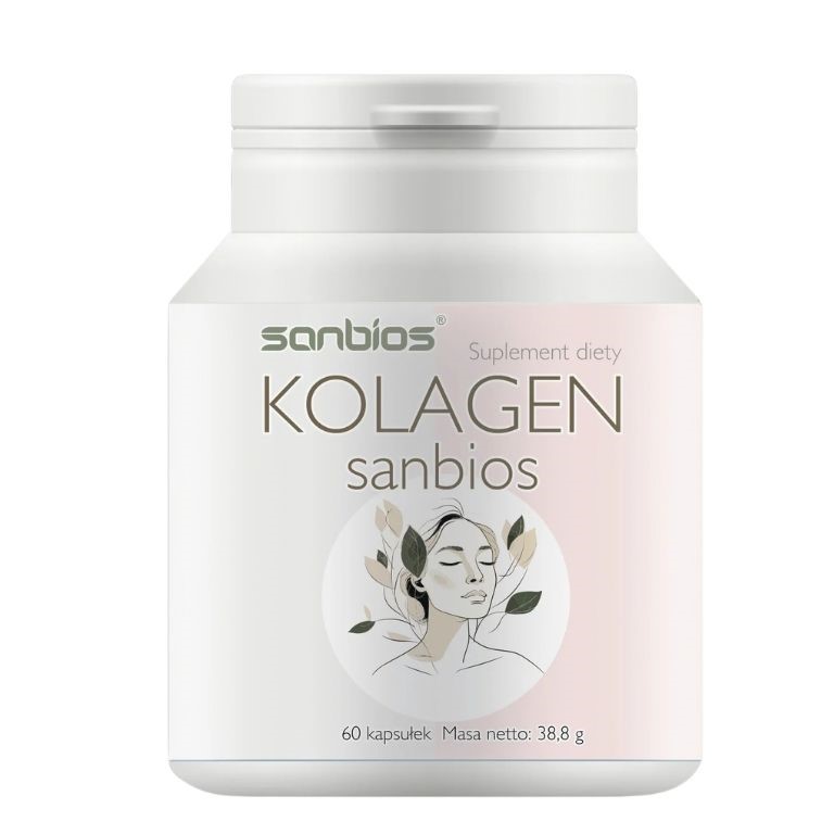 Sanbios Kolagen 60 kapsułek Sanbios Kolagen 60 kapsułek