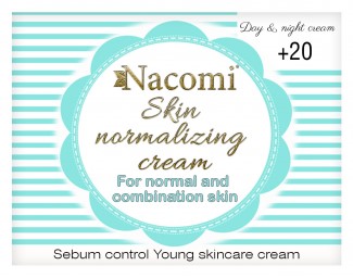 Nacomi Krem Normalizujący 20+ 50Ml Nacomi Krem Normalizujący 20+ 50Ml