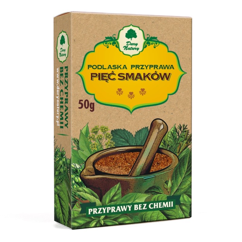 Dary Natury Przyprawa Pięć Smaków 50G