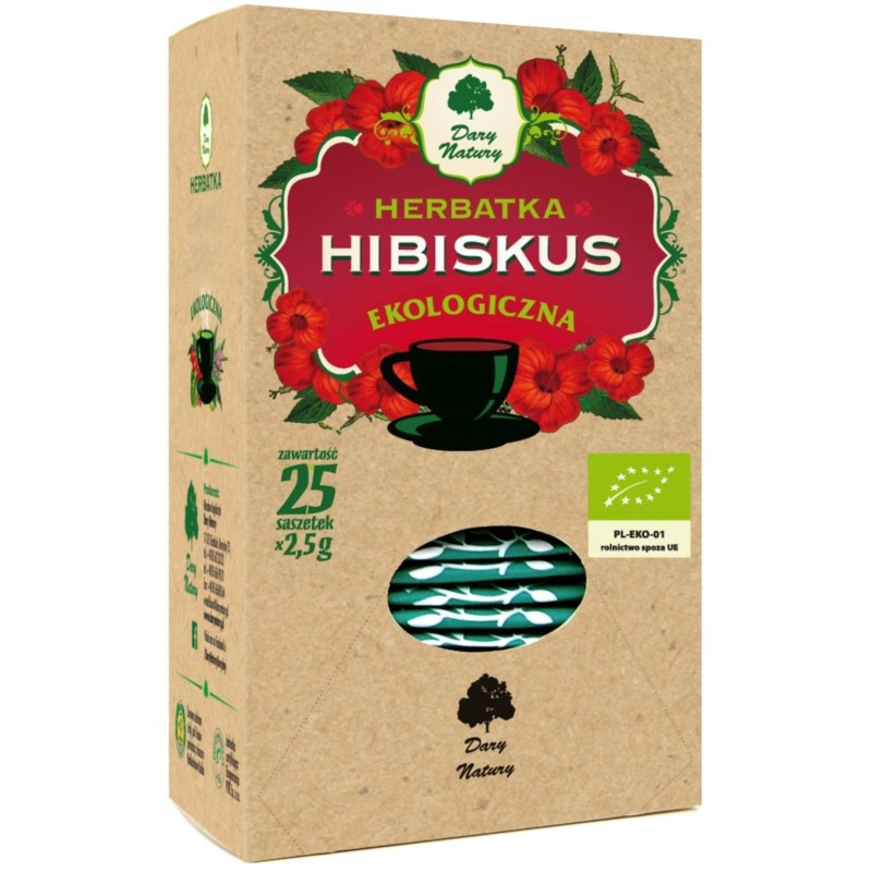 Dary Natury Hibiskus Eko 25X2,5G Dary Natury Hibiskus Eko 25X2,5G