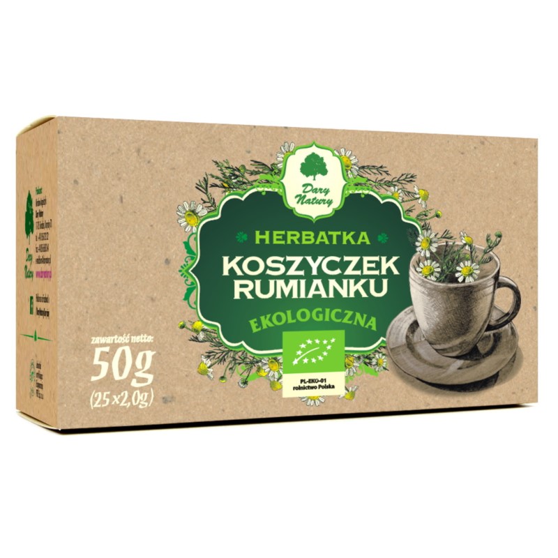 Dary Natury Rumianek Koszyczek Eko  25X2G