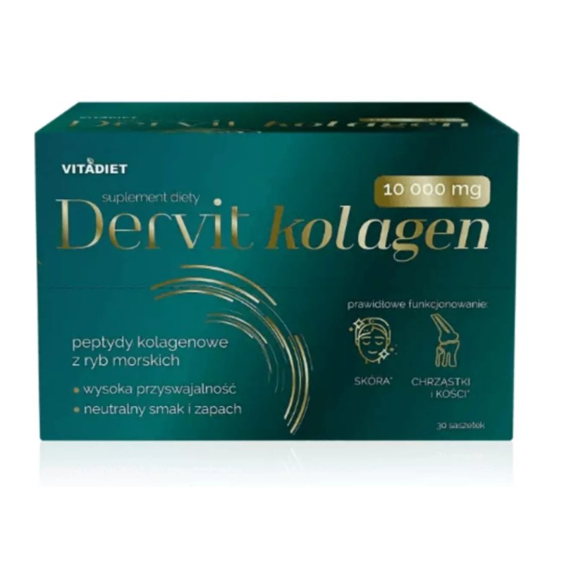 Vitadiet Dervit Kolagen 10 g 30 saszetek Vitadiet Dervit Kolagen 10 g 30 saszetek