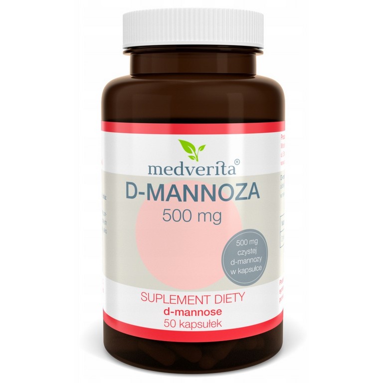 Medverita D-Mannoza 500 mg 50 K pęcherz moczowy