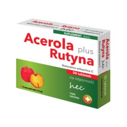 Acerola plus Rutyna Hec 50 tabletek