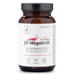 Aura Herbals O! MegaKrill 1180 mg 60 k Aura Herbals O! MegaKrill 1180 mg 60 k
