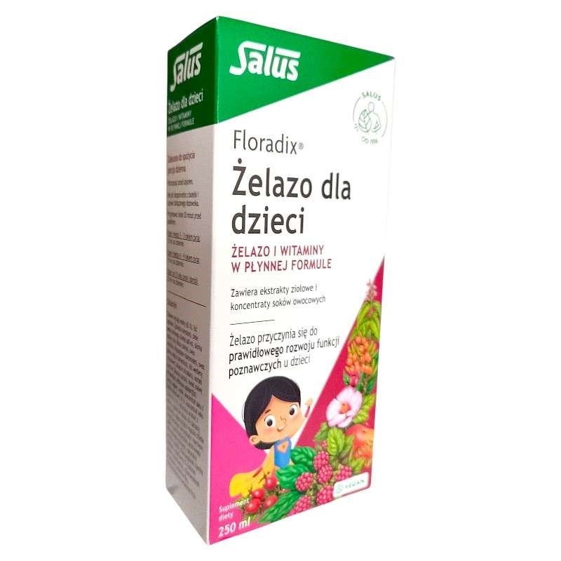 Zioło-Piast Floradix Żelazo dla dzieci 250 ml Zioło-Piast Floradix Żelazo dla dzieci 250 ml