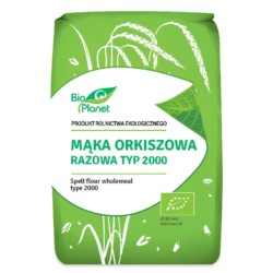 BIO PLANET Mąka orkiszowa razowa typ 2000 BIO 1kg