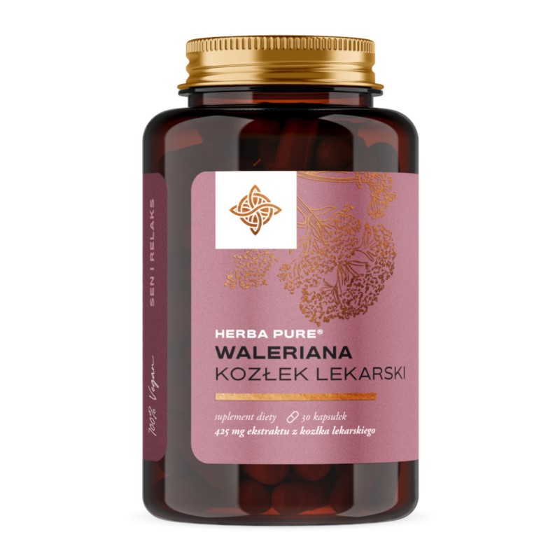 Herba Pure Waleriana Kozłek Lekarski 30 k Herba Pure Waleriana Kozłek Lekarski 30 k