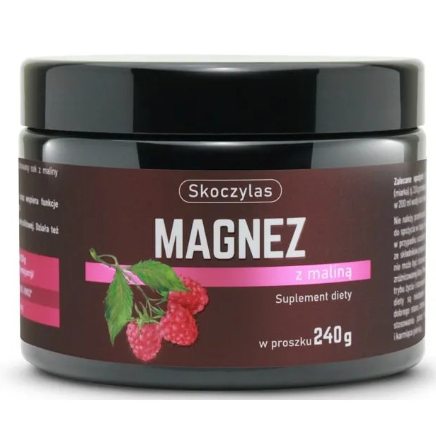 Skoczylas Magnez z maliną 240 g Skoczylas Magnez z maliną 240 g