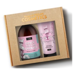 LAQ Zestaw Piwonia Żel 500 ml balsam złoty 200 ml