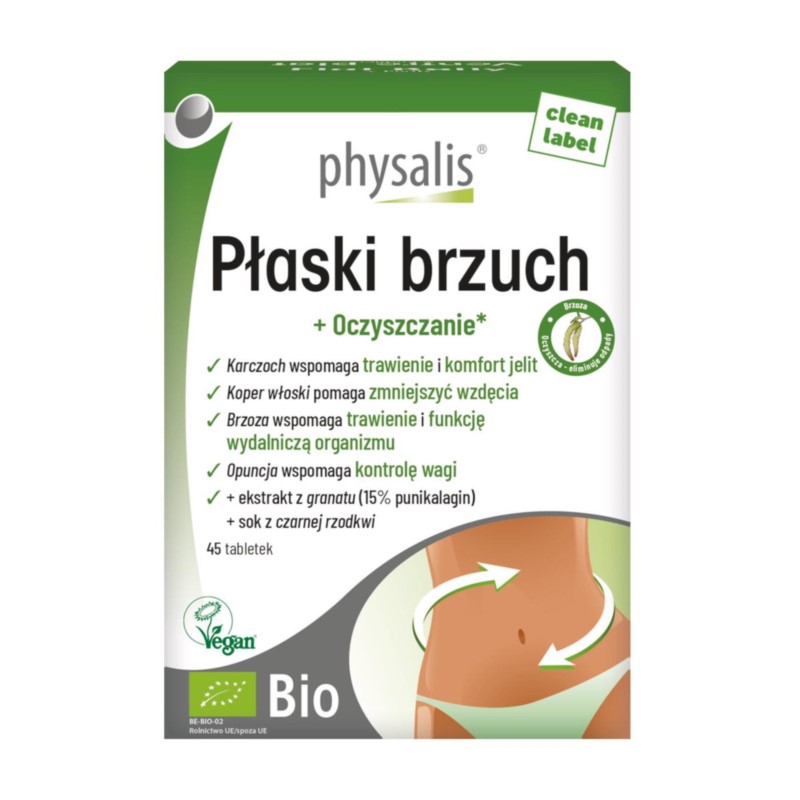Physalis Płaski brzuch 45 tabletek Physalis Płaski brzuch 45 tabletek