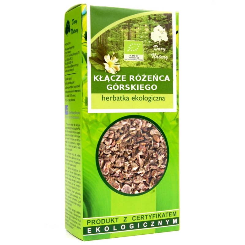 Dary Natury Różeniec Górski Kłącze Eko 50G Dary Natury Różeniec Górski Kłącze Eko 50G